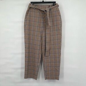 A new day plaid high rise preppy pants slacks